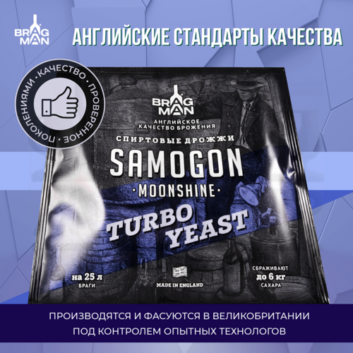 Дрожжи турбо Bragman 