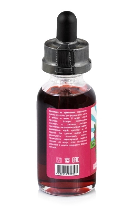 Эссенция Elix Raspberry Gin, 30 ml вид сбоку