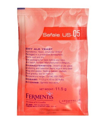 Дрожжи Fermentis Safale US-05, 11 гр
