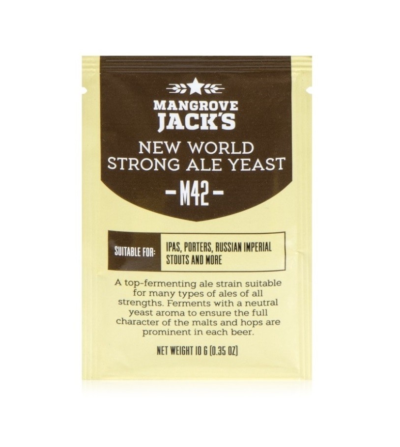 Дрожжи Mangrove Jacks M42 Strong Ale, 10 гр