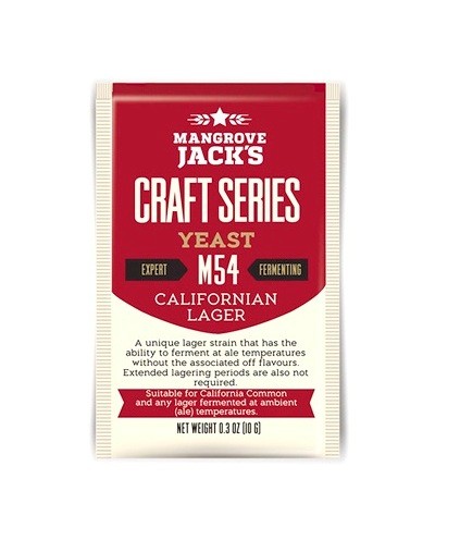 Дрожжи Mangrove Jacks M54 Californian Lager, 10 гр