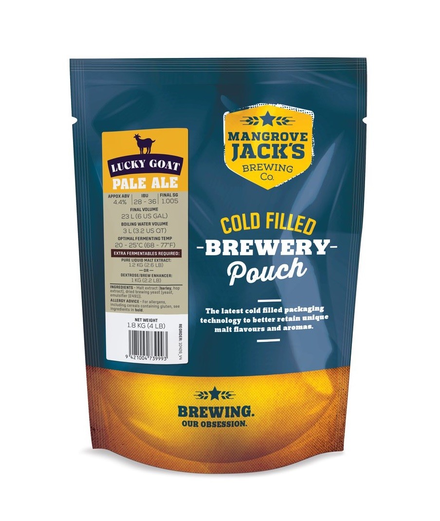 Солодовый экстракт Mangrove Jacks Lucky Goat Pale Ale, 1.8 кг