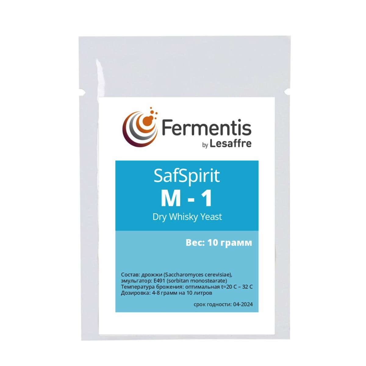 Дрожжи вискарные Fermentis SafSpirit M-1, 10 грамм (пробник)
