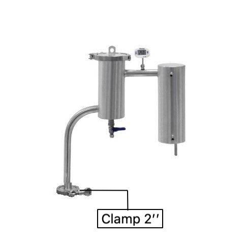 Дистиллятор «Тополь Классик» с разборным сухопарником (Clamp 2)