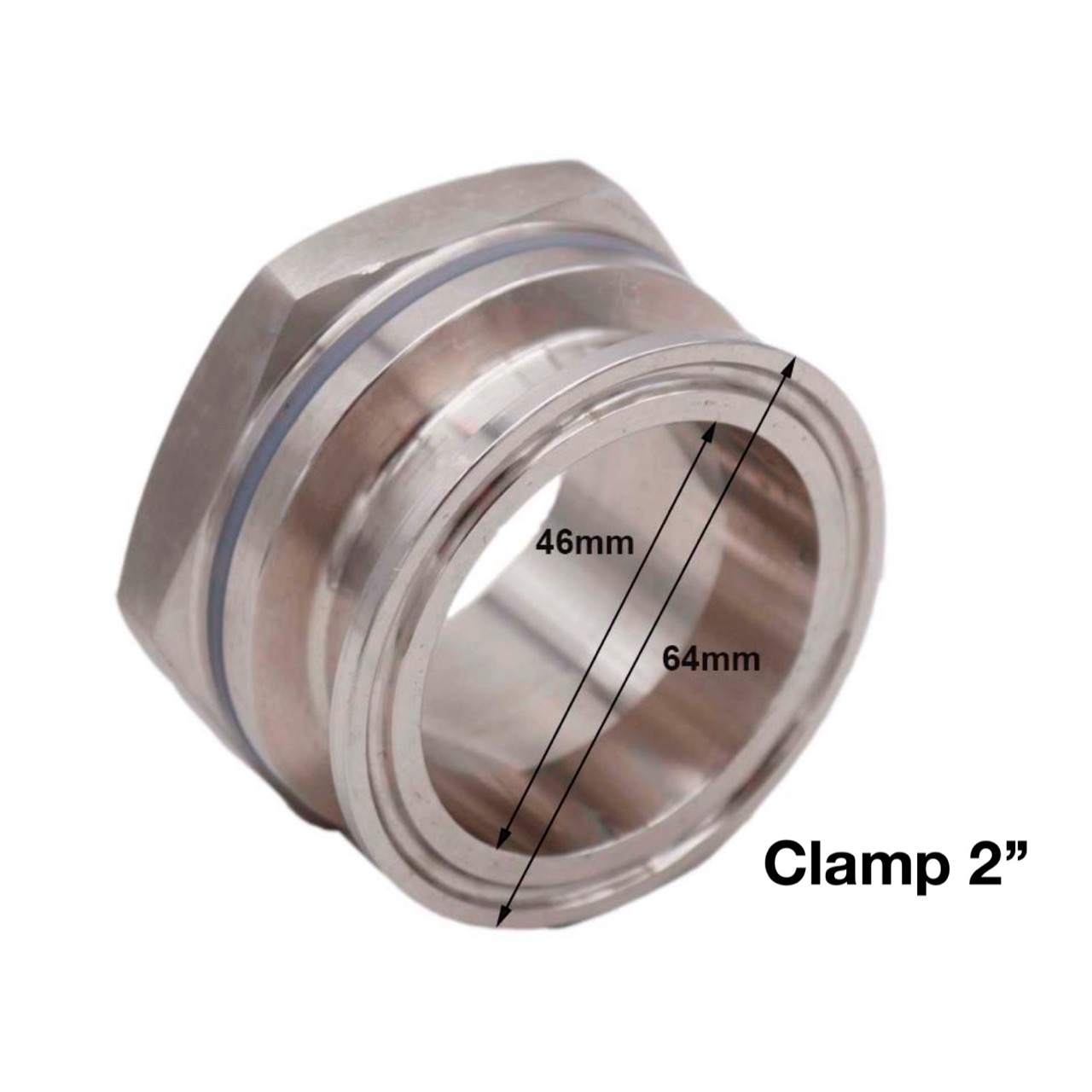 Врезка в перегонный куб Clamp 2 дюйма